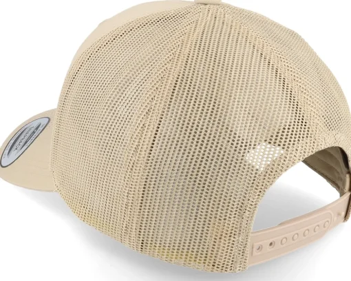 Shield Peak Retro 2-tone Khaki Trucker - Wild Spirit