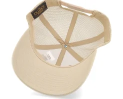 Shield Peak Retro 2-tone Khaki Trucker - Wild Spirit