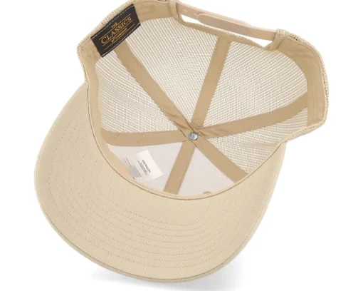 Shield Peak Retro 2-tone Khaki Trucker - Wild Spirit