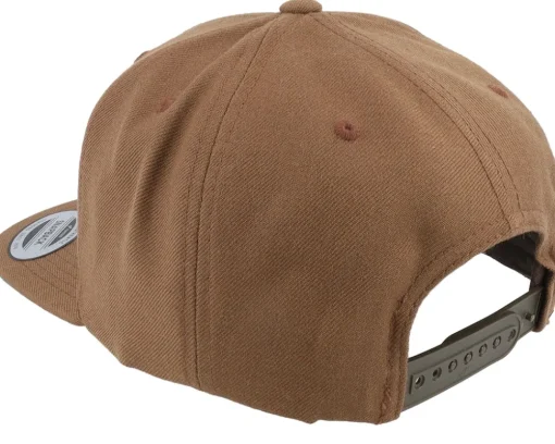Shield Peak Tan Brown Snapback - Wild Spirit