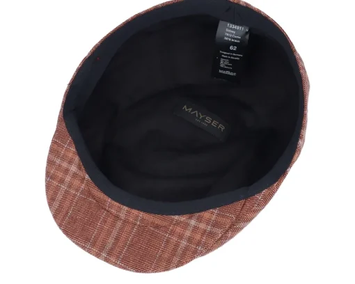 Sidney Como Brown Flat Cap - Mayser