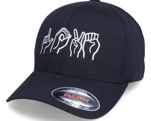 Sign Of Love Black Flexfit - Iconic