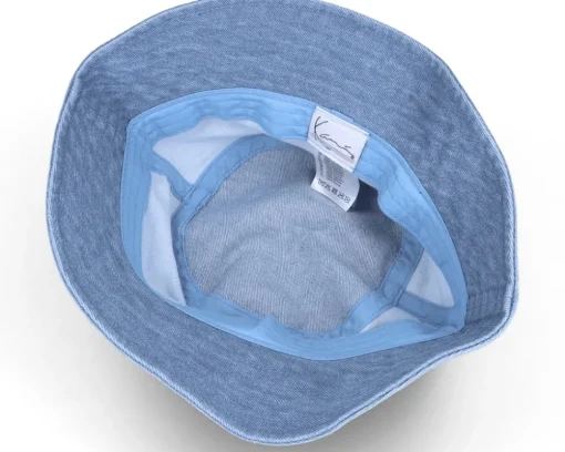 Signature Block Denim Hat Blue Bucket - Karl Kani