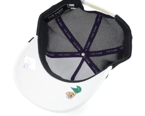 Silky Chick Silky Roots White/Black/Purple Trucker - Goorin Bros.