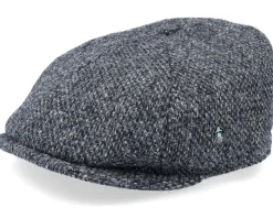 Sixpence Black Flat Cap - City Sport