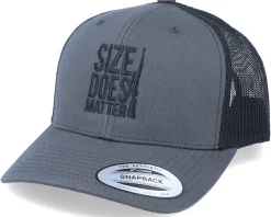 Size Does Matter Charcoal/Black Trucker - Hunter