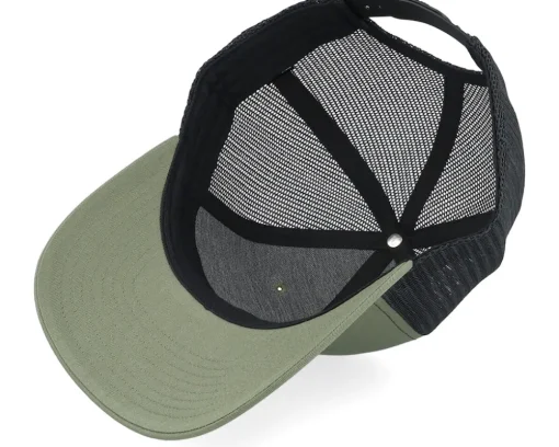 Skull Engraved 112 Split Loden/Black Trucker - Iconic