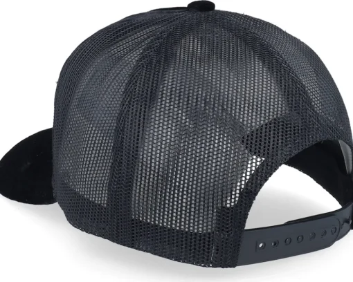 Skulls Horror Velvet Black/Black A-frame Trucker - Scenes