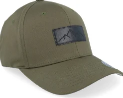 Small Box Mountain Patch Olive Flexfit - Wild Spirit