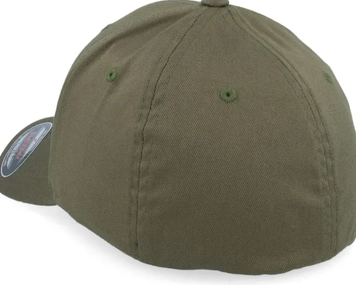 Small Box Mountain Patch Olive Flexfit - Wild Spirit