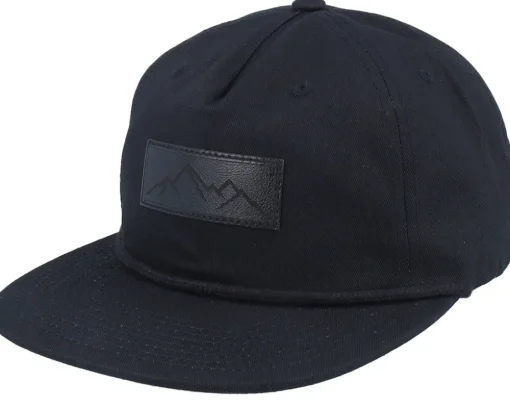 Small Box Mountain Patch Black Rope Snapback - Wild Spirit