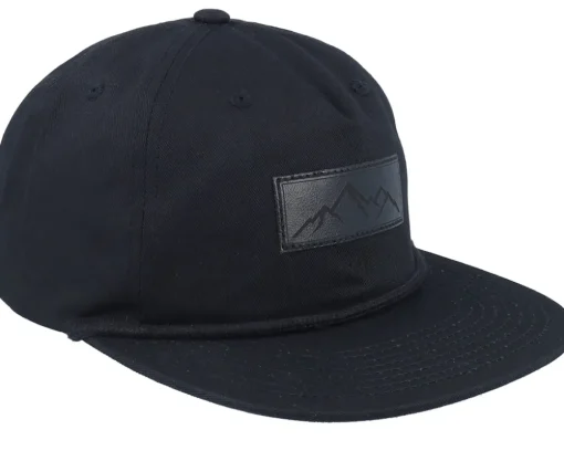 Small Box Mountain Patch Black Rope Snapback - Wild Spirit