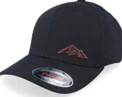 Small Brown Mountain Icon Patch Black Flexfit - Wild Spirit