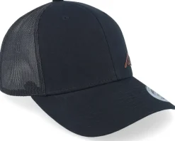 Small Brown Mountain Icon Patch Black Trucker - Wild Spirit
