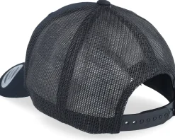 Small Brown Mountain Icon Patch Black Trucker - Wild Spirit
