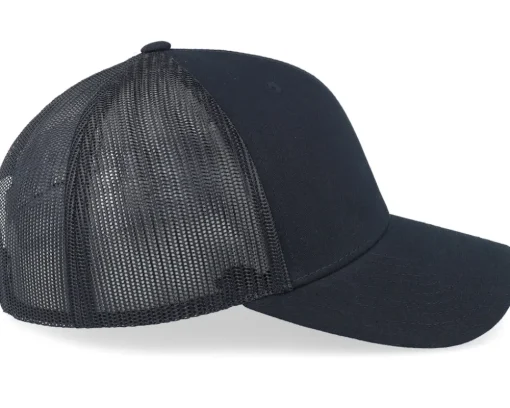 Small Brown Mountain Icon Patch Black Trucker - Wild Spirit