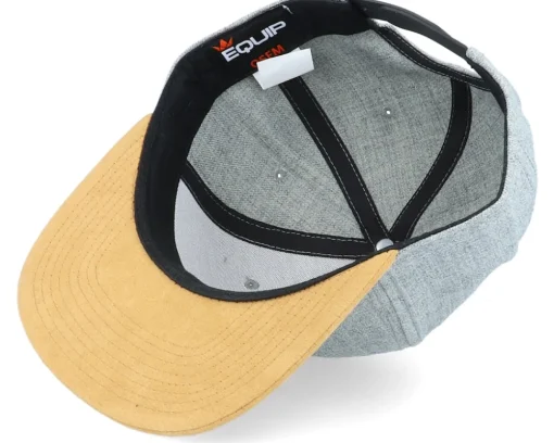 Small Hatsie The Red Panda Patch Grey/Suede Snapback - Wild Spirit