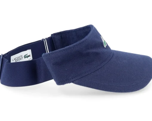 Small Logo Navy Blue Visor - Lacoste