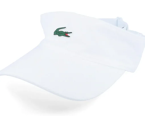 Small Logo White Visor - Lacoste