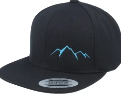 Small Mountain Black/Black Snapback - Wild Spirit