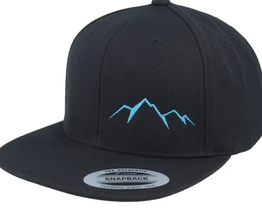 Small Mountain Black/Black Snapback - Wild Spirit