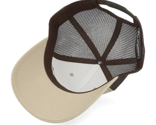 Small Mountain Brown Patch Khaki/Coffee Trucker - Wild Spirit