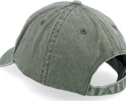 Small Mountain Green Patch Washed Olive Dad Cap - Wild Spirit