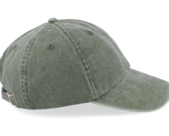 Small Mountain Green Patch Washed Olive Dad Cap - Wild Spirit