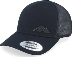 Small Mountain Icon Patch Black Trucker - Wild Spirit