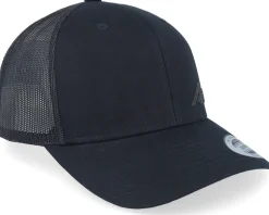 Small Mountain Icon Patch Black Trucker - Wild Spirit