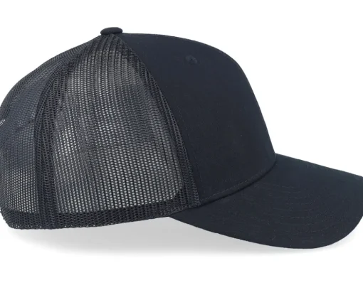 Small Mountain Icon Patch Black Trucker - Wild Spirit