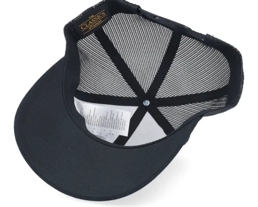 Small Mountain Icon Patch Black Trucker - Wild Spirit