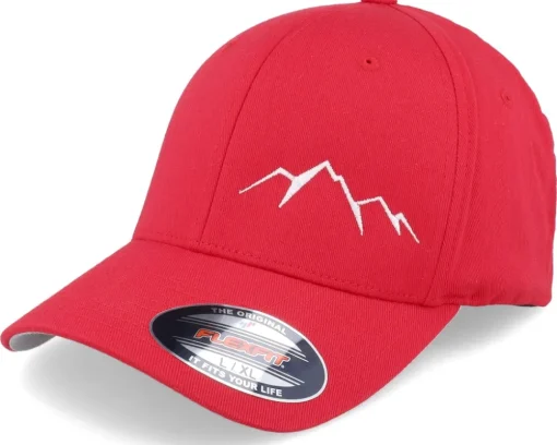 Small Mountain White/Orange Flexfit - Wild Spirit