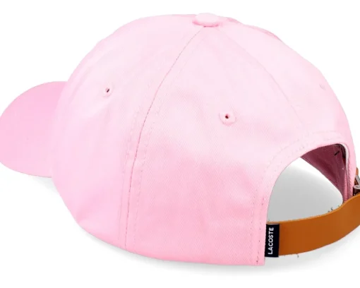 Small Side Logo Lotus Pink Dad Cap - Lacoste