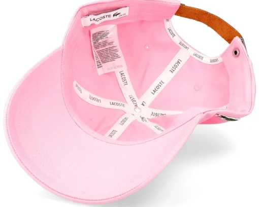 Small Side Logo Lotus Pink Dad Cap - Lacoste