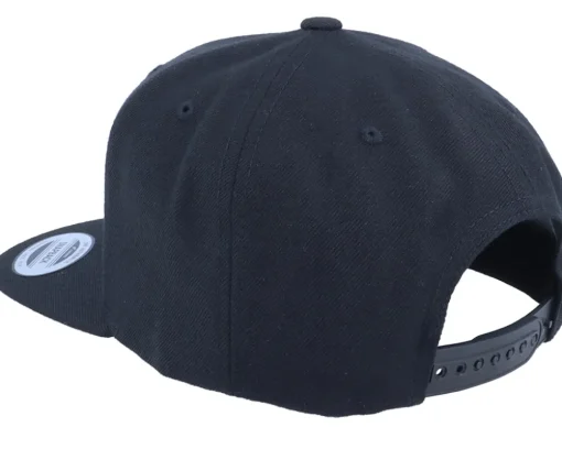 Smiley Headshot Black/Yellow Snapback - Iconic