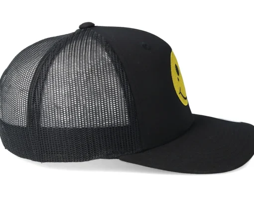 Smiley Tattoo Black Trucker - Tattoo Collective