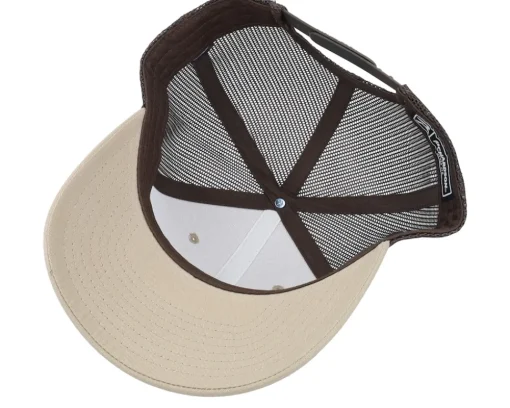 Smoke Grill Bbq Logo 112 Khaki/Coffee Trucker - Bearded Man