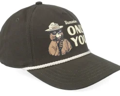 Smokey Bear Canvas Cappy Army Green A-Frame Adjustable - American Needle
