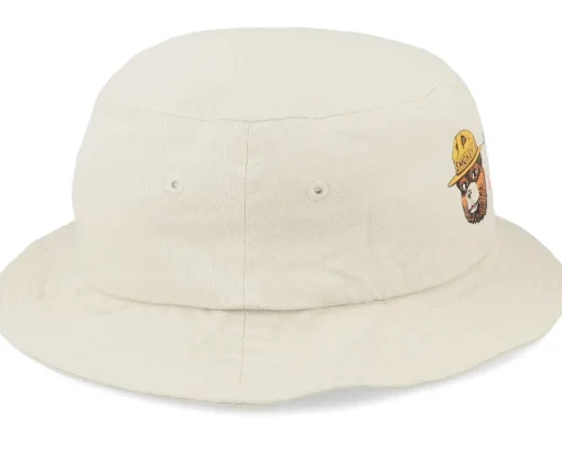 Smokey Bear Twill Screen Stone Bucket - American Needle
