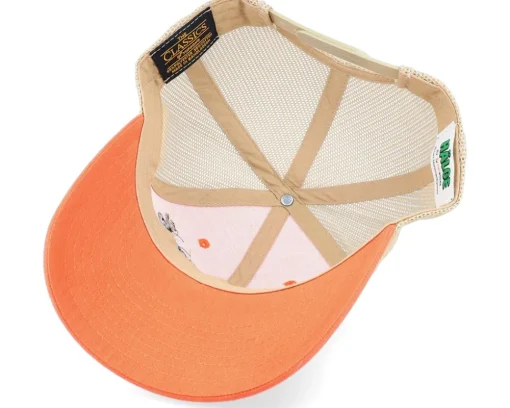 Smug Hälge Comic Orange/Khaki Trucker - Hälge