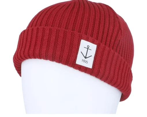 Smula Burgundy Short Beanie - Resteröds