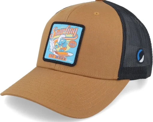 Smurfing The Wave Patch Caramel/Black Trucker - The Smurfs