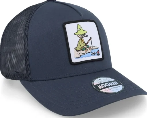 Snufkin Fishing Navy Trucker - Moomin