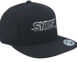 Snusk 3d Black Logo Black Snapback - Iconic