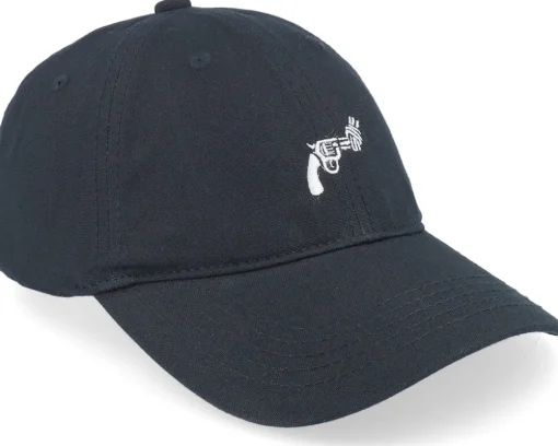 Soft Cap Slussen The Knotted Gun Black Dad Cap - Dedicated