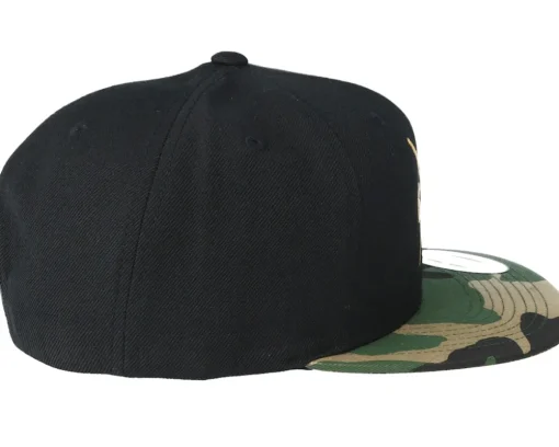 Souls Cross Coffe Black/Camo Gold Snapback - Bike Souls