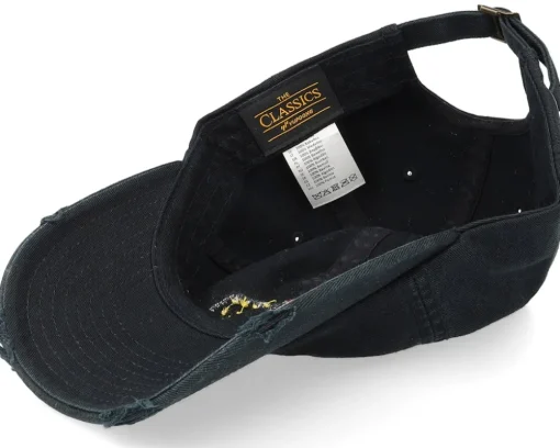 Spacecraft And Stars Destroyed Black Dad Cap - Abducted