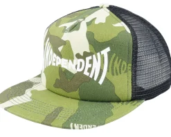 Span Meshback Camo/Black Trucker - Independent