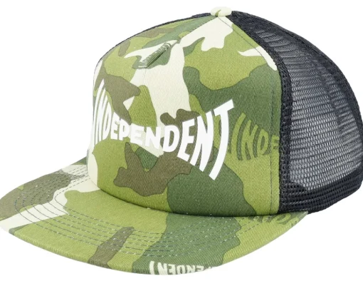 Span Meshback Camo/Black Trucker - Independent